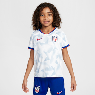 USWNT 2025 Stadium Home (Women's Team) Little Kids' Nike Soccer Replica 3-Piece Kit