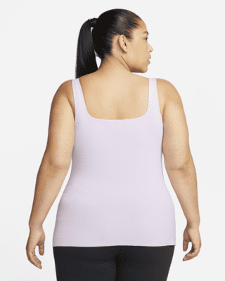 Nike Yoga Luxe Women's Shelf-Bra Tank - ShopStyle Plus Size Tops