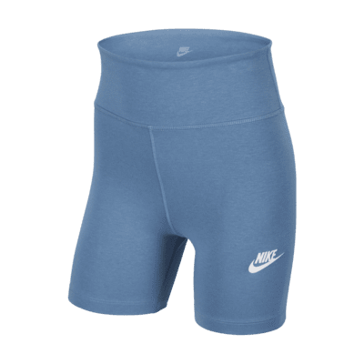 Nike Sportswear Classic Girls' High-Waisted 12.5cm (approx.) Biker Shorts