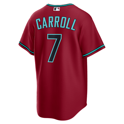 Jersey Nike de la MLB Replica para hombre Corbin Carroll Arizona Diamondbacks