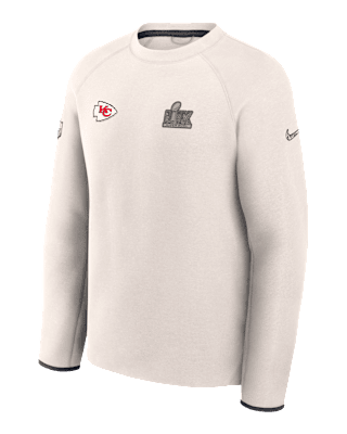 Мужские  Kansas City Chiefs Super Bowl LIX Opening Night Tech Fleece Nike NFL Pullover Crew