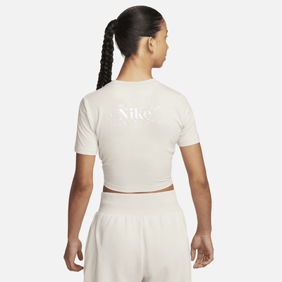 Playera slim cropped para mujer Nike Sportswear Essential