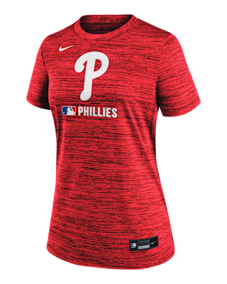 Женская футболка Philadelphia Phillies Authentic Collection Velocity Nike Dri-FIT MLB