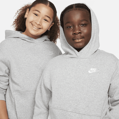 Nike Sportswear Club Fleece Older Kids' Pullover Hoodie (Extended Size)