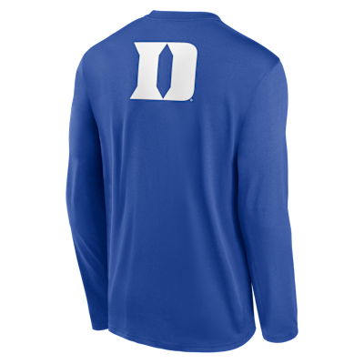 Duke Primetime Legend 2-Hit Men's Nike Dri-FIT College Long-Sleeve T-Shirt
