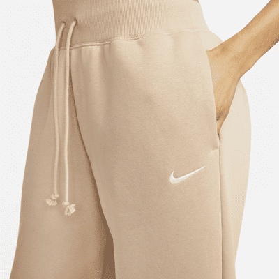 Overdimensionerede Nike Sportswear Phoenix Fleece-sweatpants med høj talje til kvinder