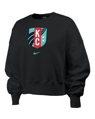 Женский свитшот Kansas City Current Phoenix Fleece Nike NWSL Crew-Neck