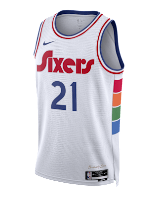 Мужские джерси Joel Embiid Philadelphia 76ers 2024/25 City Edition Nike Dri-FIT NBA Swingman Jersey