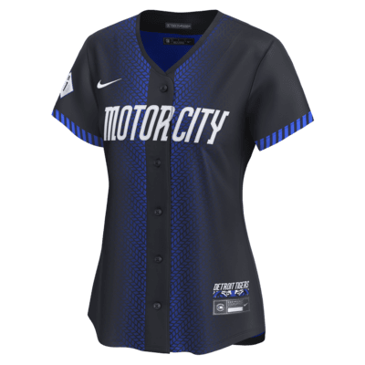 Jersey Nike Dri-FIT ADV de la MLB Limited para mujer Javier Báez Detroit Tigers City Connect