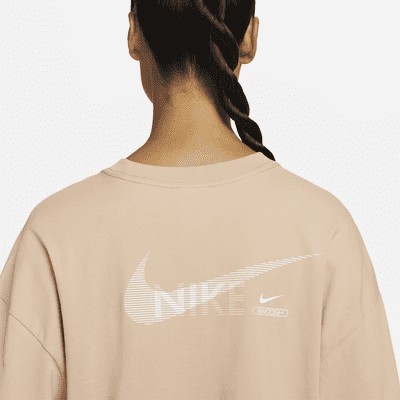 Nike Sportswear Swoosh Women's Graphic Long-Sleeve Top. Nike IN
