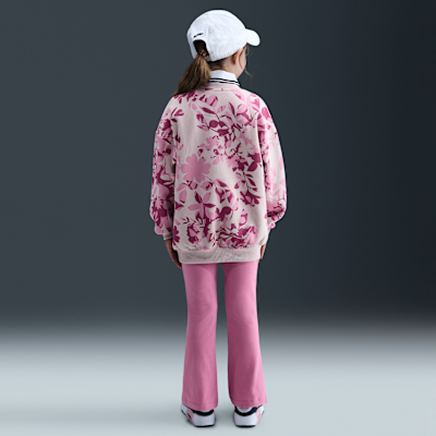 Nike Little Kids' Floral Camo Crew and Leggings Set