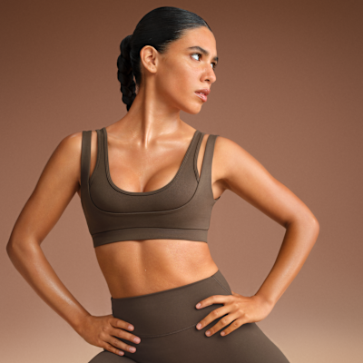 NikeSKIMS Matte Women's Double-Strap Scoop Bra