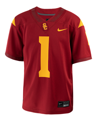 Детские джерси USC Big Kids' Nike College Football Replica Jersey для футбола