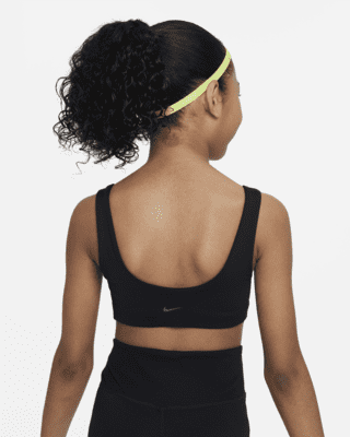 Nike Dri-FIT Alate All U Big Kids' (Girls') Sports Bra (Extended Size). Nike .com