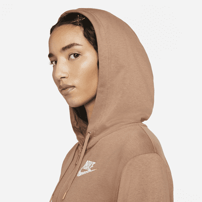 Sudadera con capucha de cierre completo de tejido Fleece para mujer Nike Sportswear