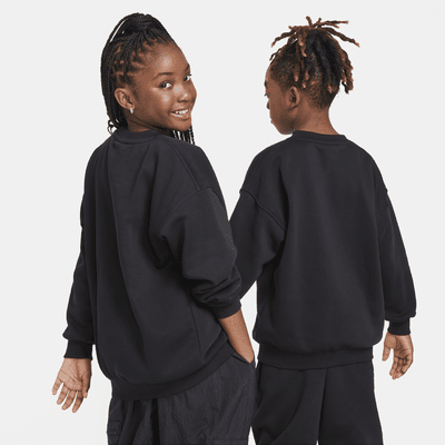 Nike Sportswear Club Fleece Big Kids' (Girls') Crew-Neck Sweatshirt