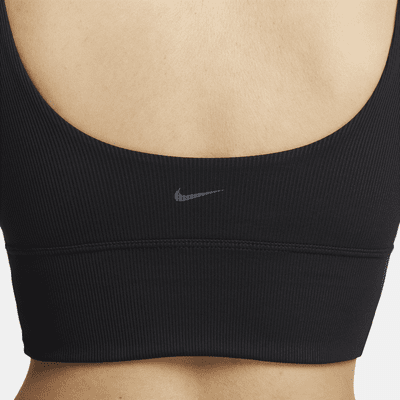 Nike Zenvy Rib Women's Light-Support Padded Longline Sports Bra