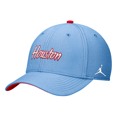 Houston Blue Out Rise Swoosh Men's Jordan Brand Dri-FIT College Hat from Nike - $34