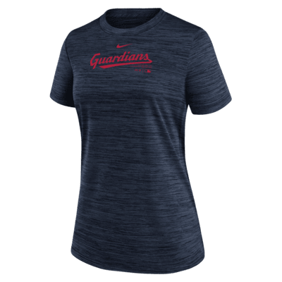 Женская футболка Cleveland Guardians Authentic Collection Practice Velocity