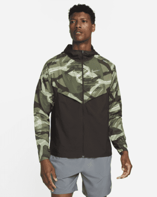 nike camo windbreaker jacket mens