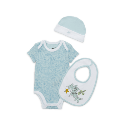 Nike Adventure Doodle Baby 3-Piece Bodysuit Box Set