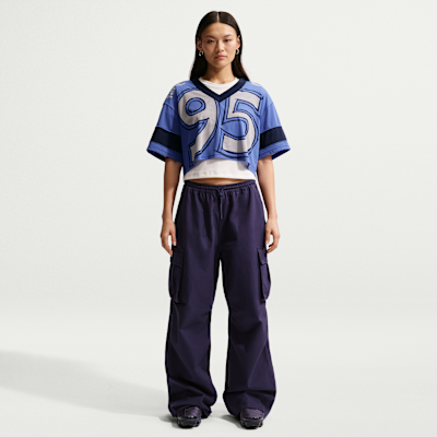 Jersey oversized cropped para mujer Nike Sportswear