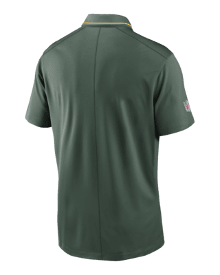 Nike NFL Men's Green Bag Packers Dri-FIT Coach's Polo Shirt M