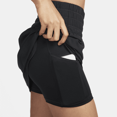 Skort Dri-FIT de tiro ultraalto para mujer Nike One