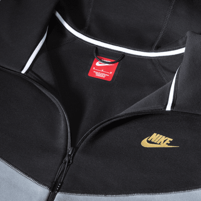 Nike Sportswear Tech Fleece Windrunner Tam Boy Fermuarlı Erkek Kapüşonlu Üst