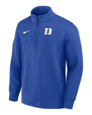 Мужские  Duke Coaches Nike Dri-FIT College Long-Sleeve 1/2-Zip Top