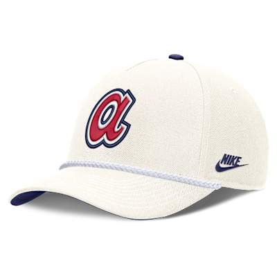 Atlanta Braves 1974 Cooperstown Rise Men's Nike MLB Structured Adjustable Hat from Nike - $38