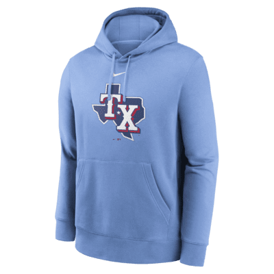 MLB Team Apparel Youth Texas Rangers Royal Play Fleece Hoodie