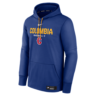 Colombia National Baseball Team 2026 World Baseball Classic Authentic Collection Men's Nike Therma Pullover Hoodie
