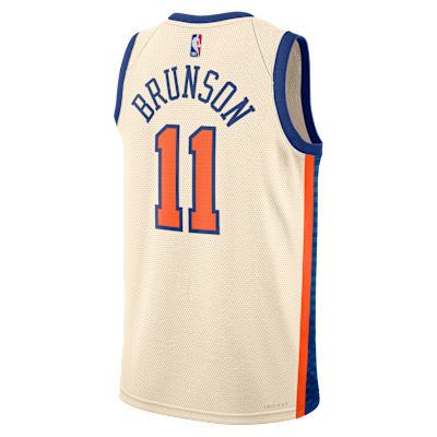 Maglia Jalen Brunson New York Knicks City Edition Swingman Nike NBA – Uomo