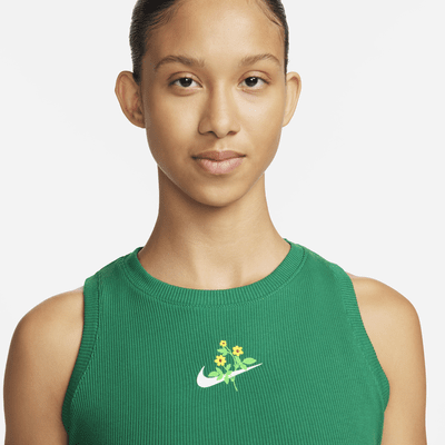 Nike Sportswear Essential Women's Cropped Ribbed Tank. Nike.com