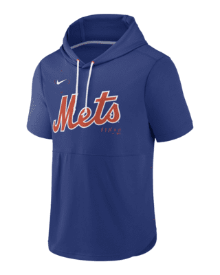 Nike Baseball (MLB New York Mets) Men's 3/4-Sleeve Pullover Hoodie