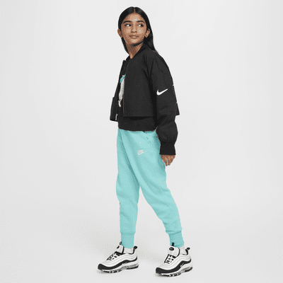 Nike Sportswear Club Fleece Big Kids' (Girls') High-Waisted Fitted Pants