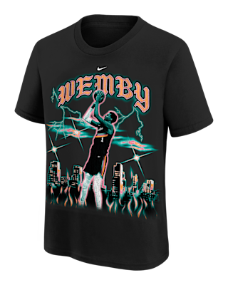 Детская футболка Victor Wembanyama San Antonio Spurs City Edition Big Kids' Nike NBA