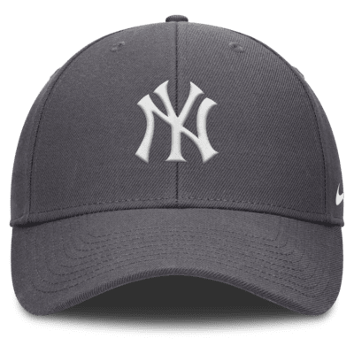 Gorra Nike Dri-FIT de la MLB ajustable para hombre New York Yankees Club