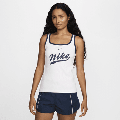 Damska koszulka z dekoltem karo Nike Sportswear