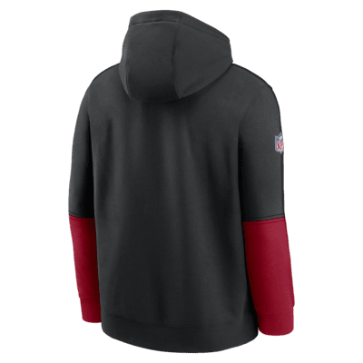 Sudadera con gorro sin cierre Nike de la NFL para hombre Atlanta Falcons Logo Team Issue Club