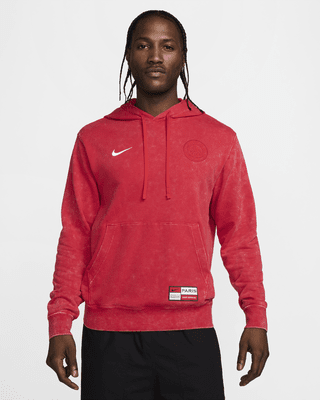 Мужское худи Paris Saint-Germain Club Nike Soccer French Terry Pullover Hoodie