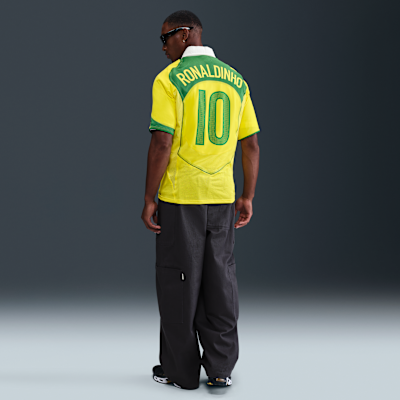 Ronaldinho Brazil 2004 Total 90 Reissue Men's Nike Soccer Replica Jersey