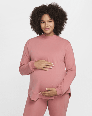 Женские  Nike (M) One Reversible French Terry Pullover Top (Maternity)