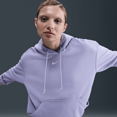 Nike Sportswear Phoenix Fleece Sudadera con gorro sin cierre de French Terry oversized para mujer