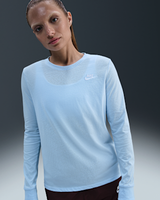 Женская футболка Nike Sportswear Club Long-Sleeve