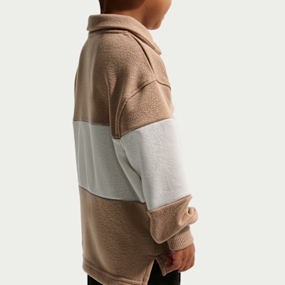 Nike Club Toddler French Terry Long-Sleeve Rugby Polo