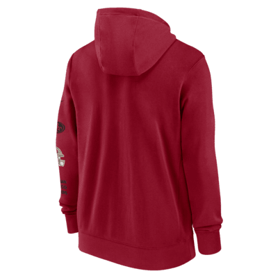 San Francisco 49ers Club Men's Nike NFL Full-Zip Hoodie