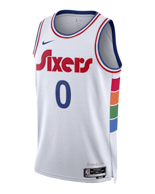 Мужские джерси Tyrese Maxey Philadelphia 76ers 2024/25 City Edition Nike Dri-FIT NBA Swingman Jersey