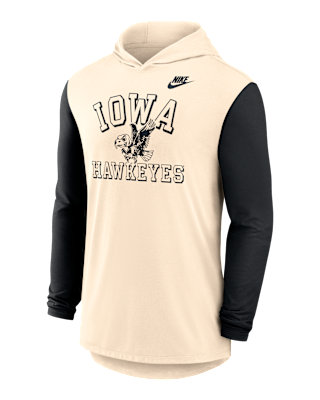 Мужская футболка Iowa Legacy Nike Dri-FIT College Long-Sleeve Hooded